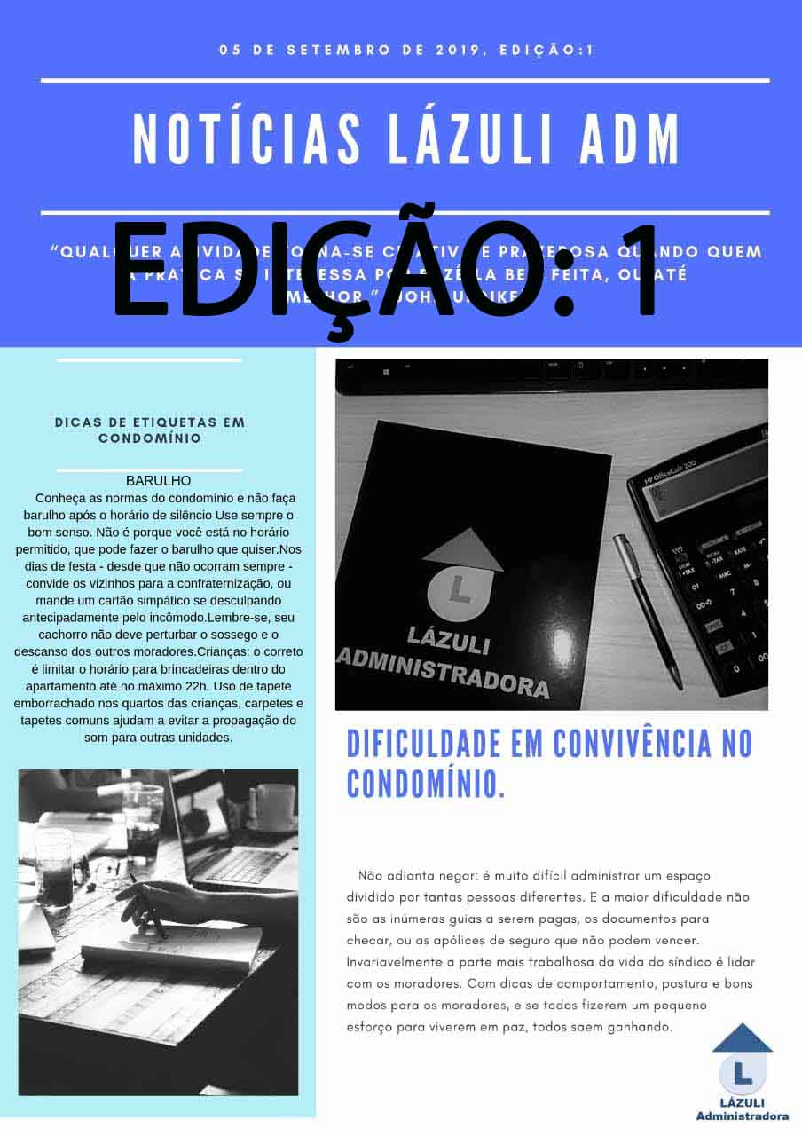 05 de setembro de 2019 - Edição 1