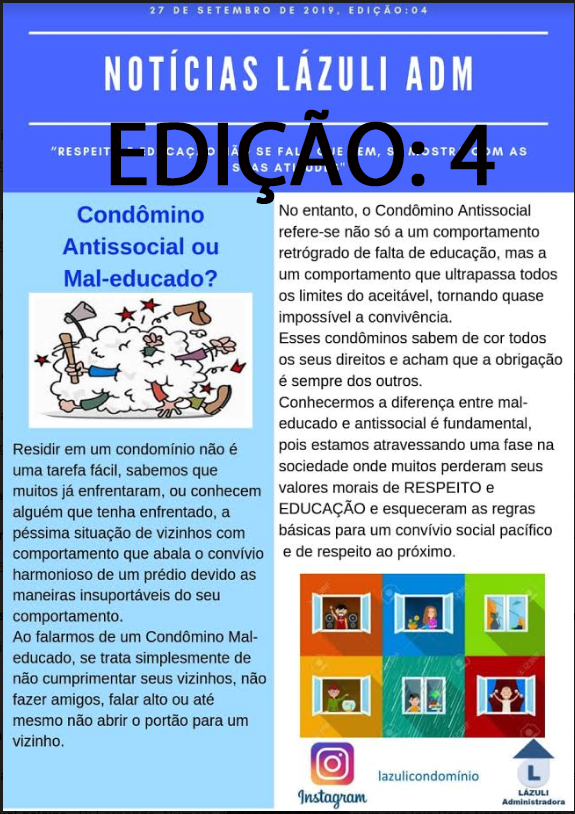 12 de setembro de 2019 - Edição 4